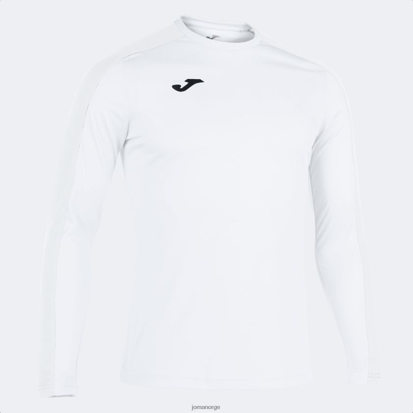 nei Joma langermet skjorte akademi iii hvit FBD0T01454 menn