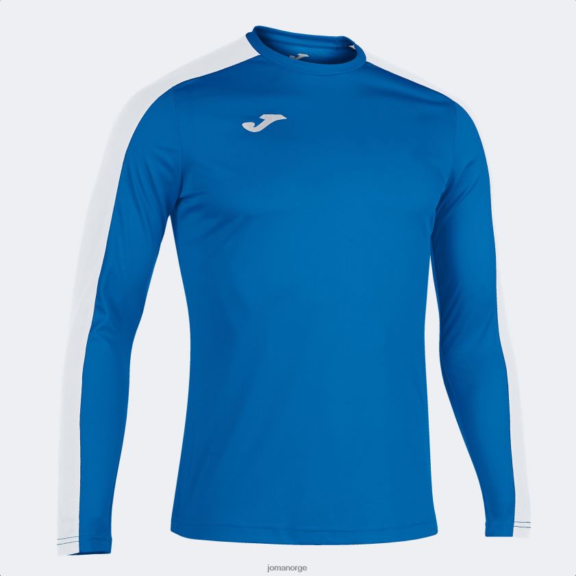 nei Joma langermet skjorte akademi iii kongeblå hvit FBD0T0700 menn