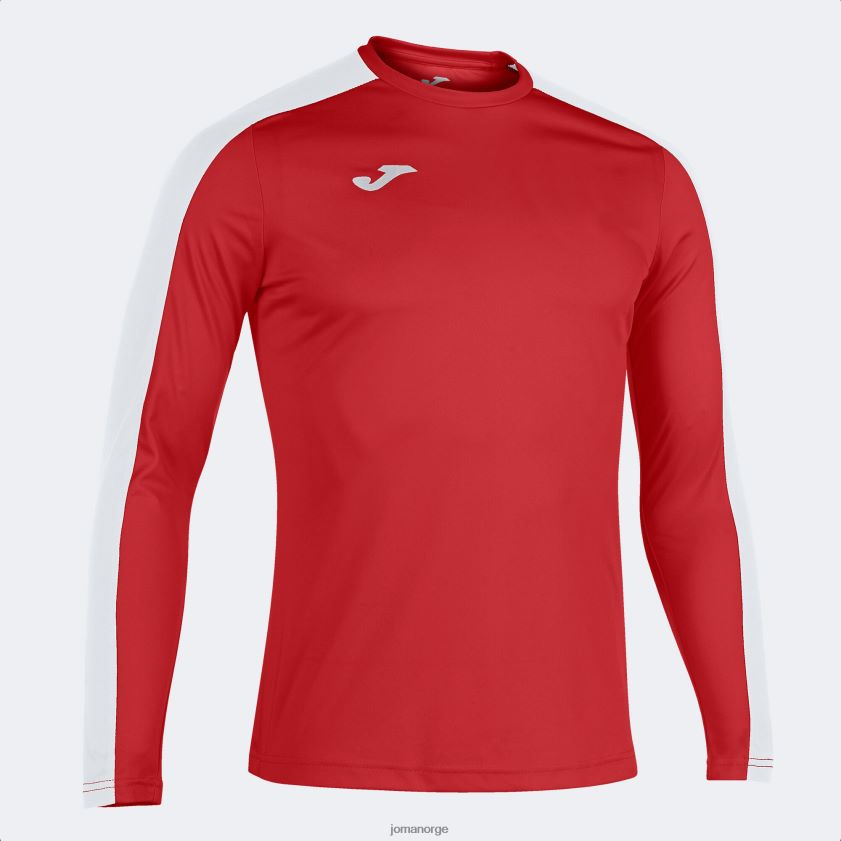 nei Joma langermet skjorte akademi iii rød Hvit FBD0T04599 menn