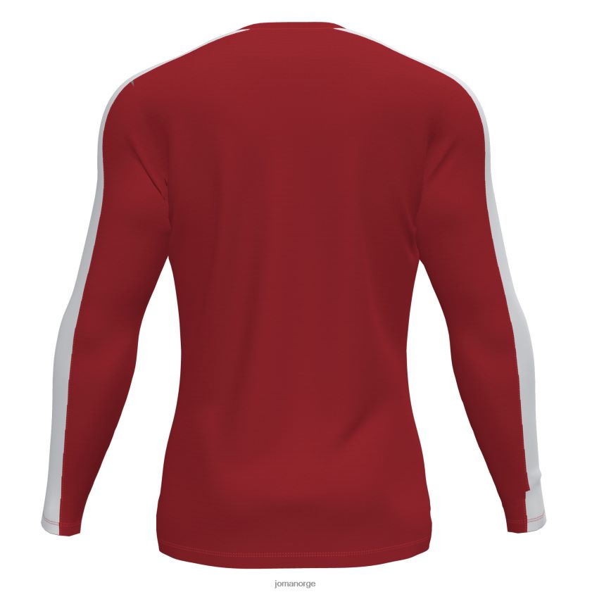 nei Joma langermet skjorte akademi iii rød Hvit FBD0T04599 menn