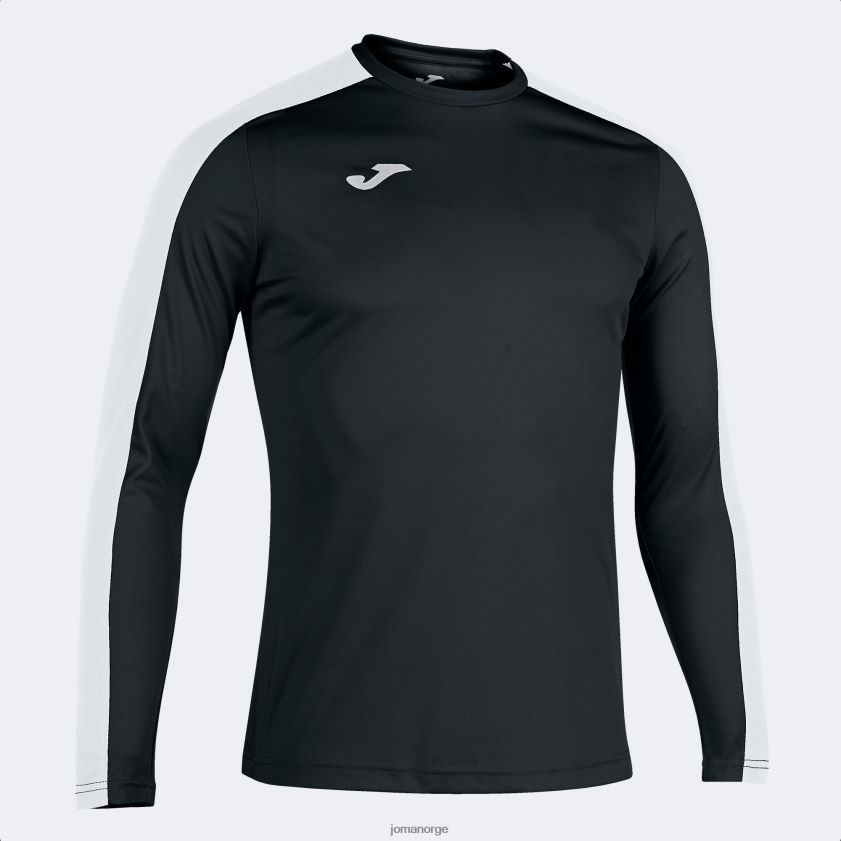 nei Joma langermet skjorte akademi iii svart hvit FBD0T04421 menn