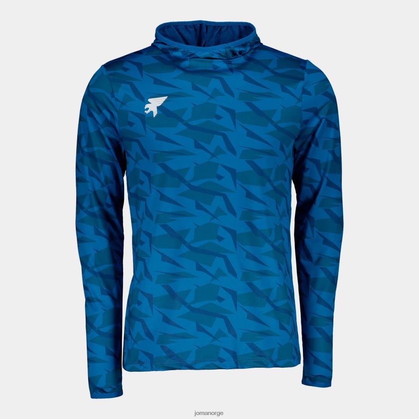 nei Joma langermet skjorte explorer blå FBD0T01116 menn
