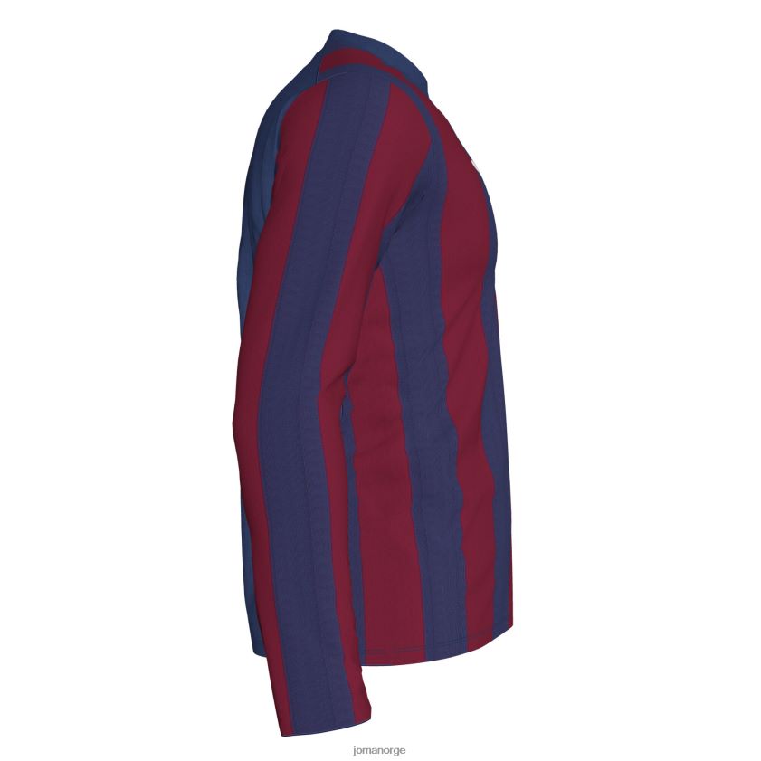 nei Joma langermet skjorte inter blå burgunder FBD0T03216 menn