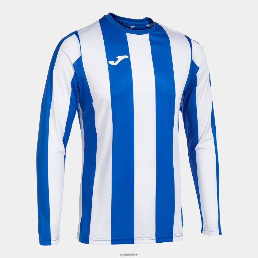 nei Joma langermet skjorte inter classic kongeblå hvit FBD0T0424 menn