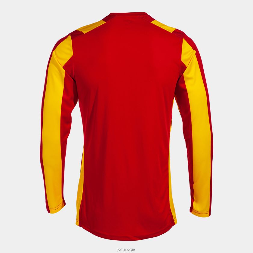 nei Joma langermet skjorte inter classic rød gul FBD0T0940 menn