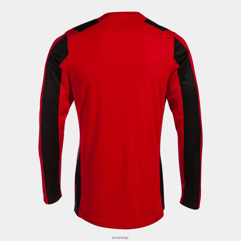 nei Joma langermet skjorte inter classic rød svart FBD0T01375 menn