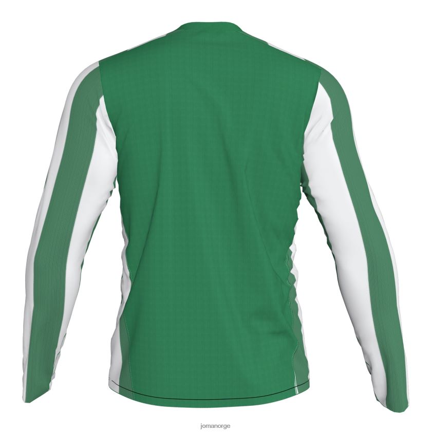 nei Joma langermet skjorte inter grønn hvit FBD0T04347 menn