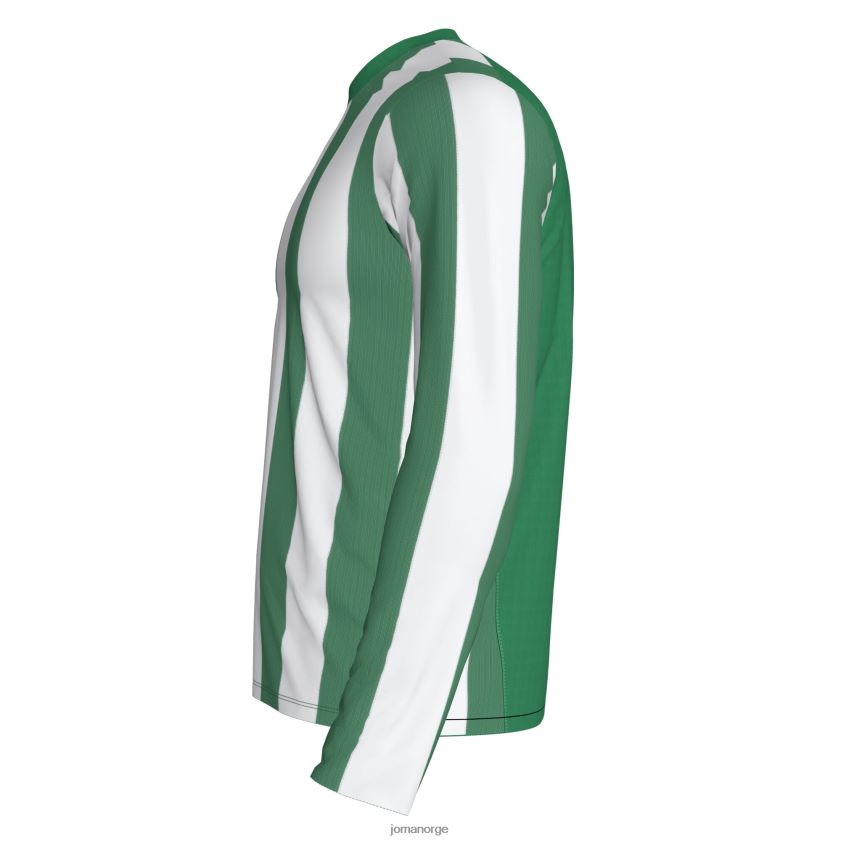 nei Joma langermet skjorte inter grønn hvit FBD0T04347 menn