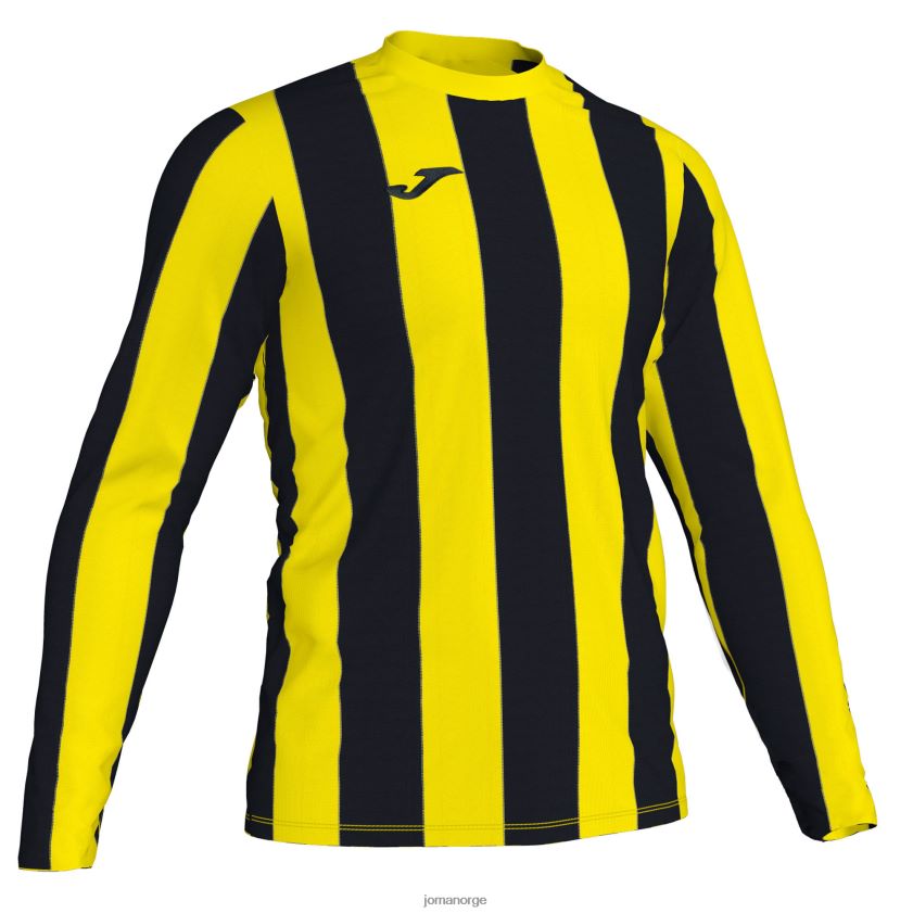 nei Joma langermet skjorte inter gul svart FBD0T04613 menn
