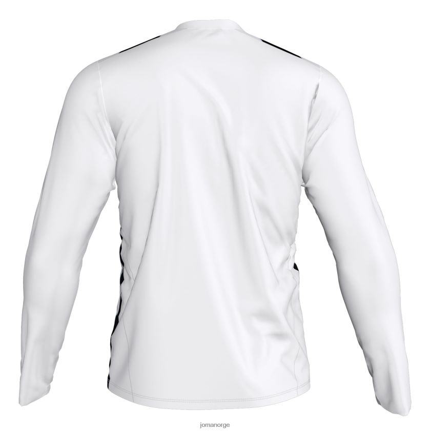 nei Joma langermet skjorte inter hvit svart FBD0T0752 menn