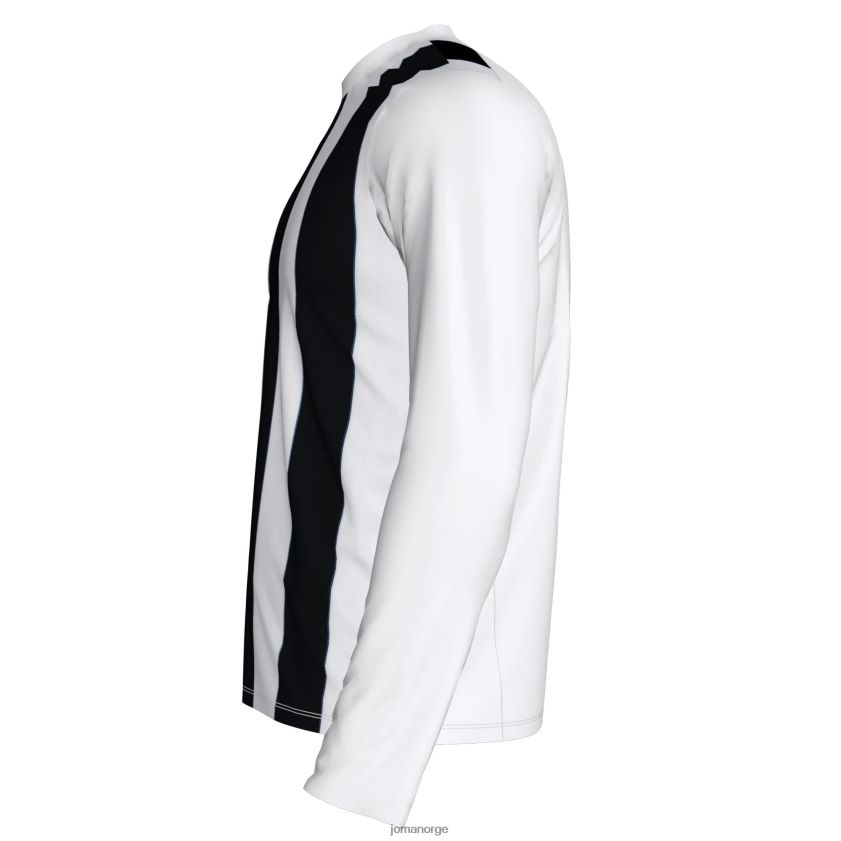 nei Joma langermet skjorte inter hvit svart FBD0T0752 menn