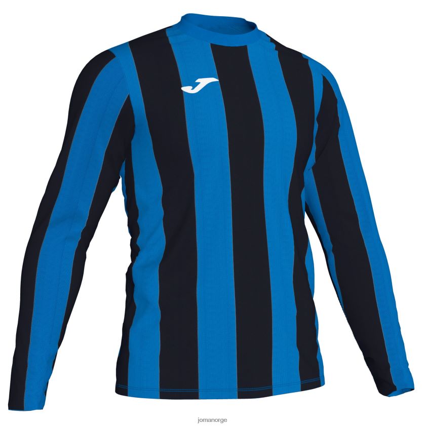 nei Joma langermet skjorte inter kongeblå svart FBD0T01463 menn