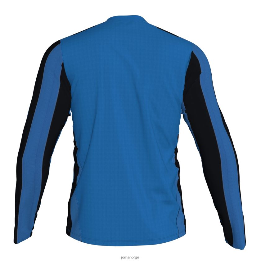 nei Joma langermet skjorte inter kongeblå svart FBD0T01463 menn