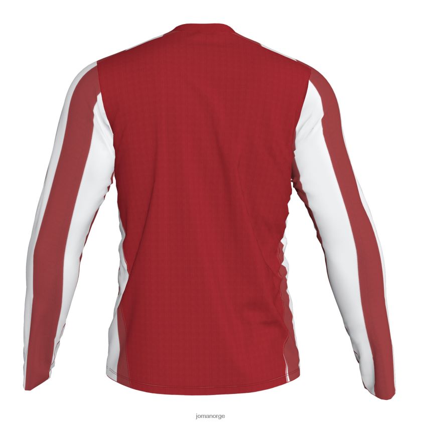 nei Joma langermet skjorte inter rød Hvit FBD0T02986 menn