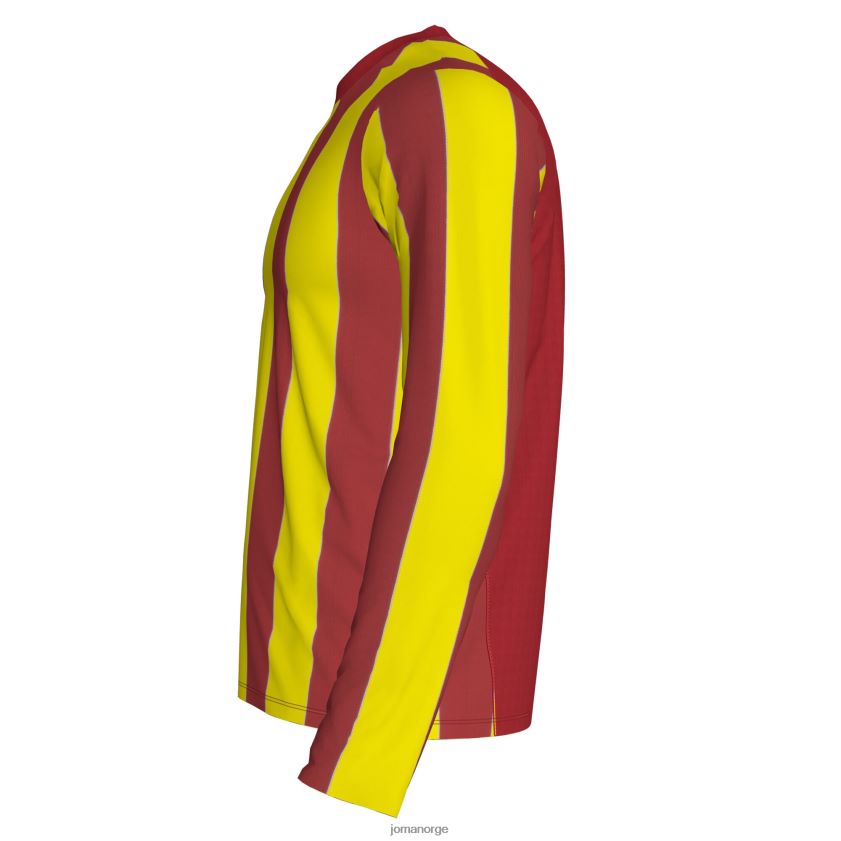 nei Joma langermet skjorte inter rød gul FBD0T03479 menn