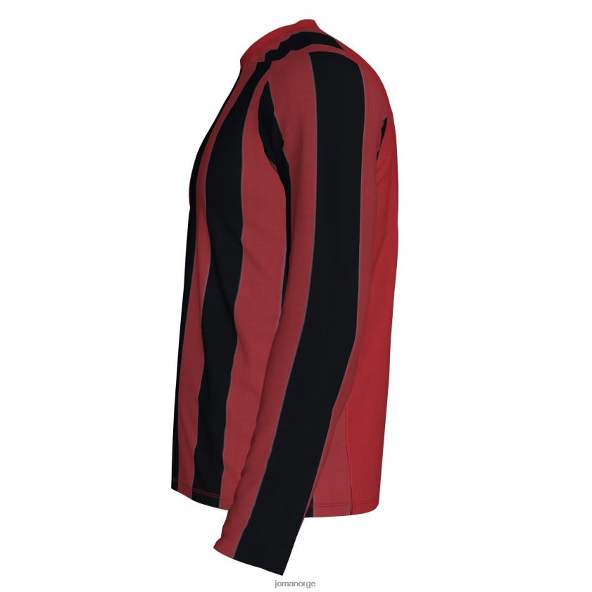nei Joma langermet skjorte inter rød svart FBD0T0530 menn