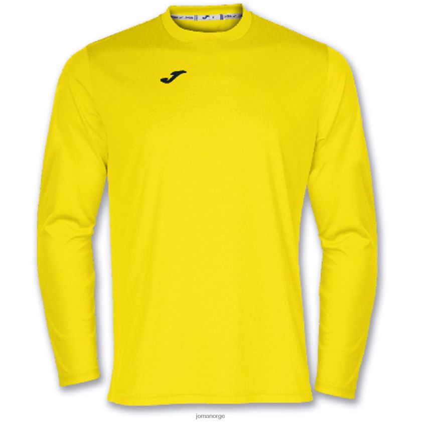 nei Joma langermet skjorte kombi gul FBD0T04494 menn