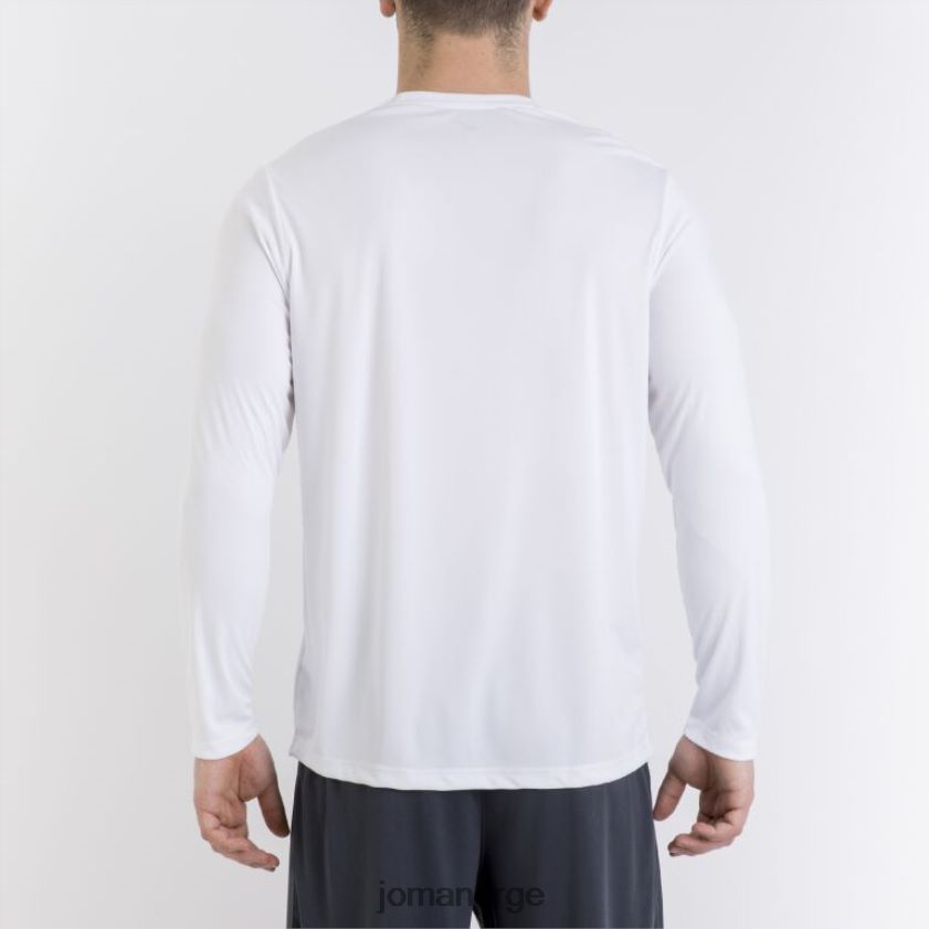 nei Joma langermet skjorte kombi hvit FBD0T0803 menn
