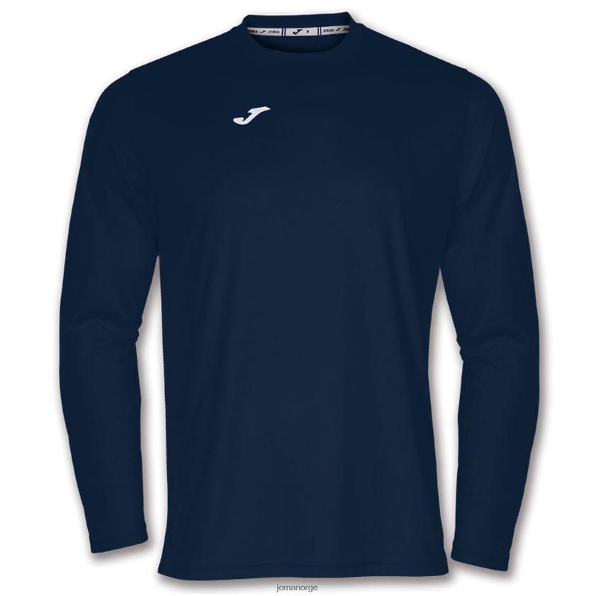 nei Joma langermet skjorte kombi marineblå FBD0T03255 menn