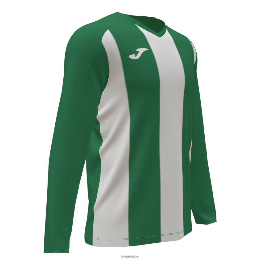 nei Joma langermet skjorte pisa ii grønn hvit FBD0T04276 menn