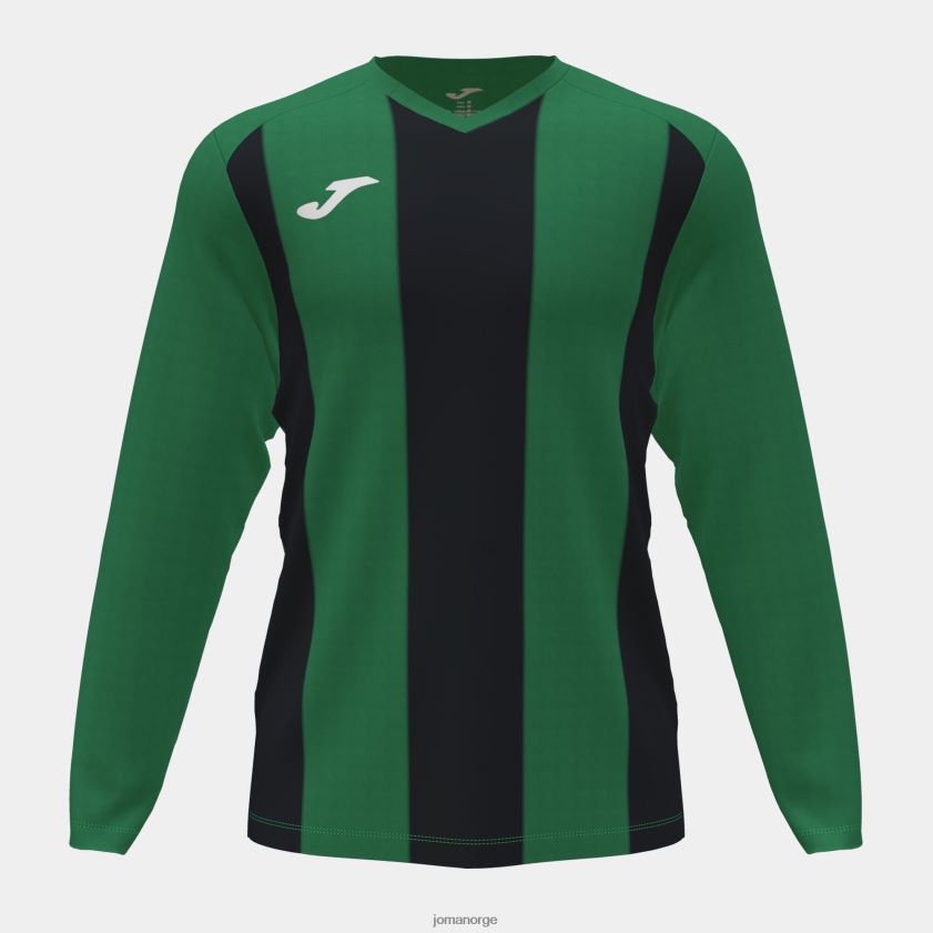 nei Joma langermet skjorte pisa ii grønn svart FBD0T01485 menn