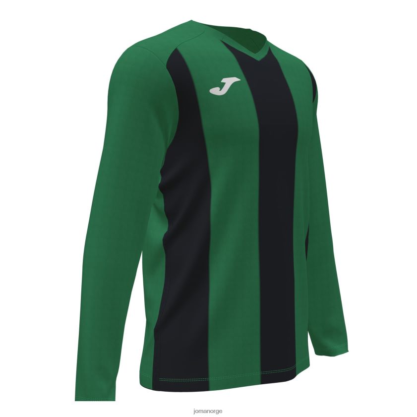 nei Joma langermet skjorte pisa ii grønn svart FBD0T01485 menn