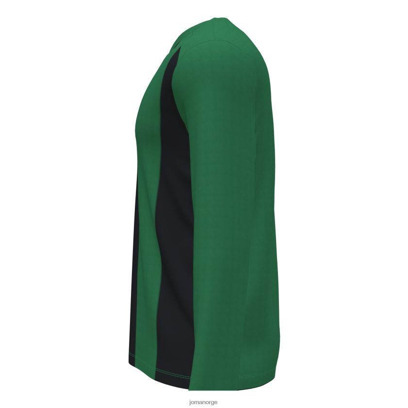 nei Joma langermet skjorte pisa ii grønn svart FBD0T01485 menn