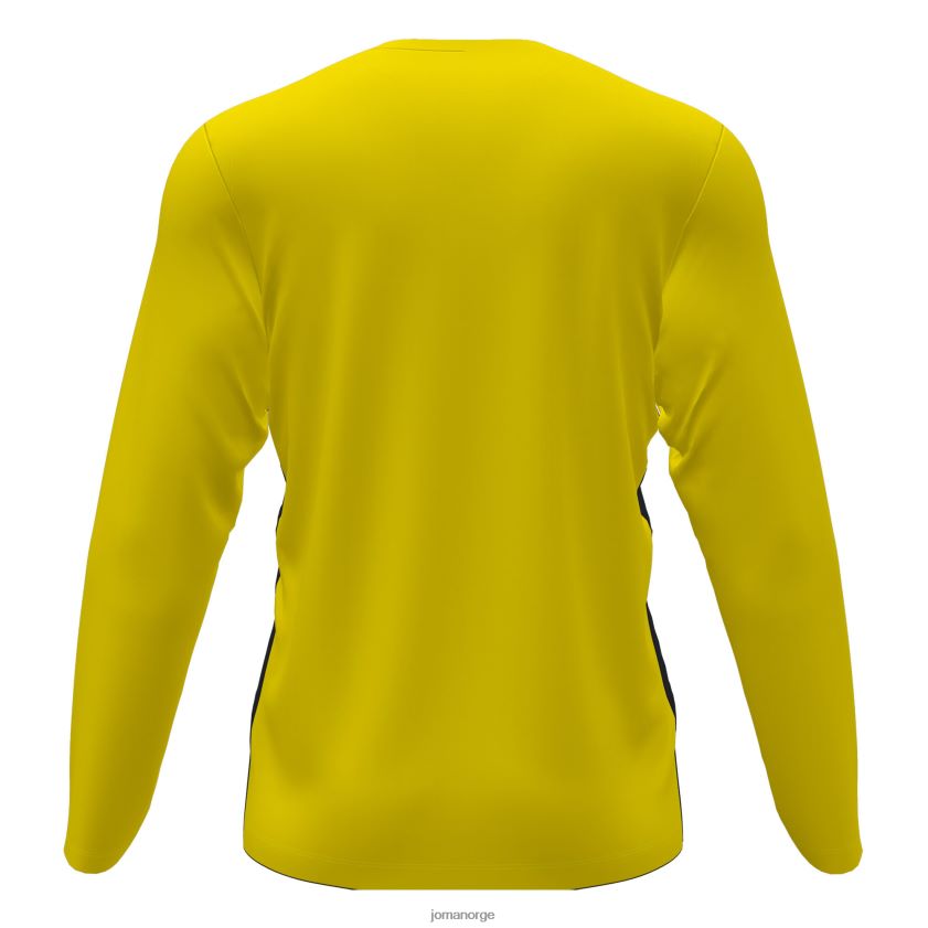 nei Joma langermet skjorte pisa ii gul svart FBD0T03070 menn