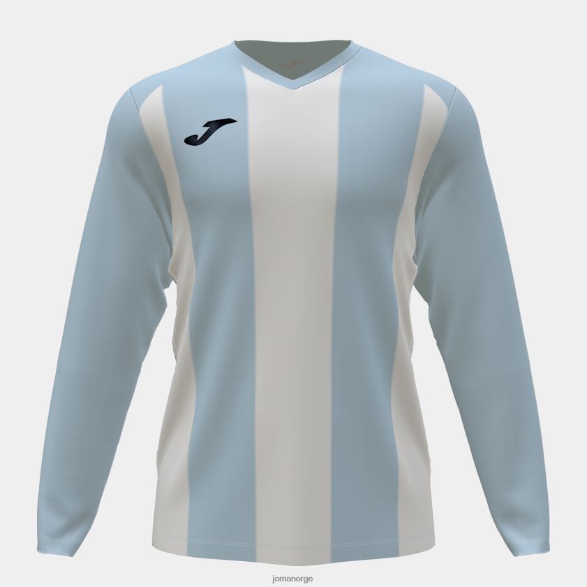 nei Joma langermet skjorte pisa ii himmelblå hvit FBD0T01226 menn