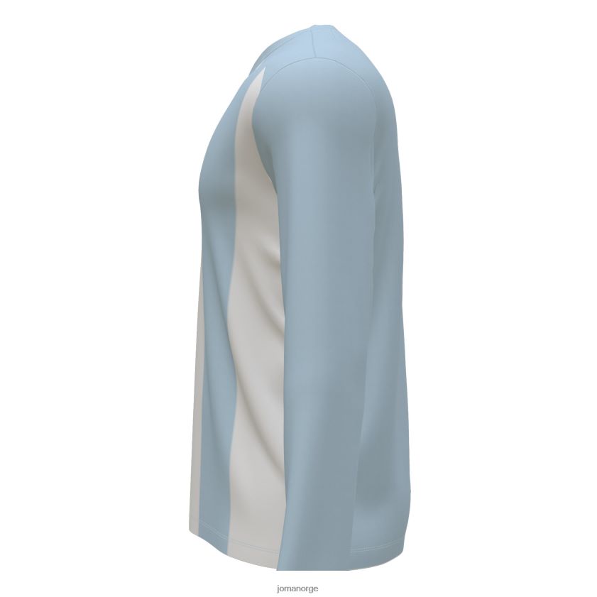 nei Joma langermet skjorte pisa ii himmelblå hvit FBD0T01226 menn