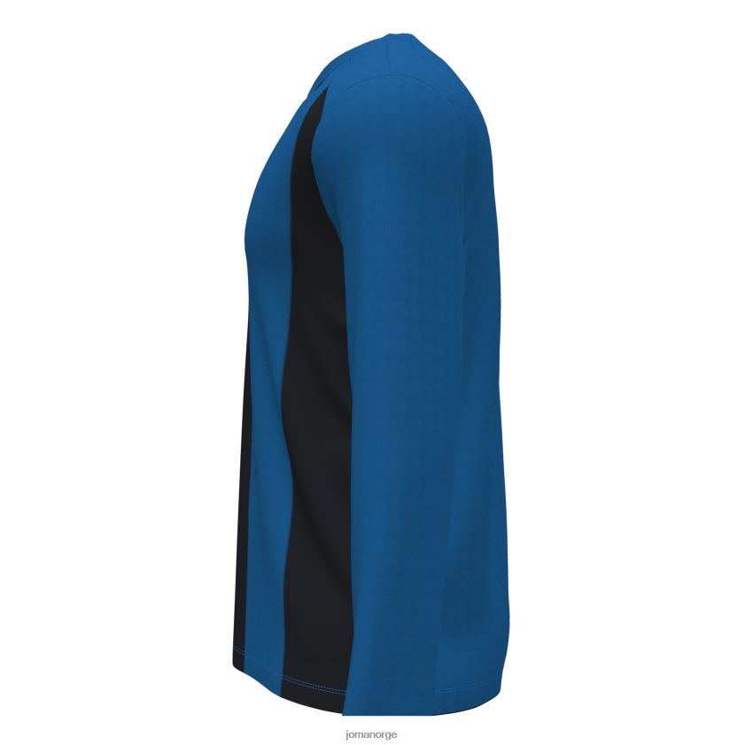 nei Joma langermet skjorte pisa ii kongeblå svart FBD0T03562 menn