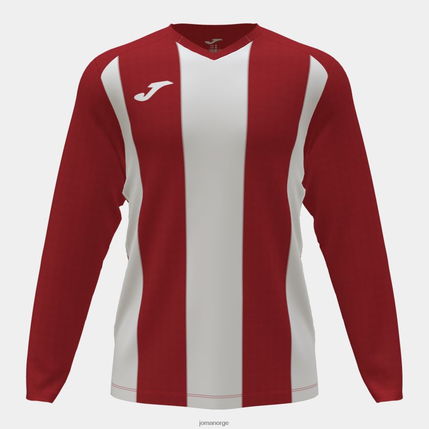 nei Joma langermet skjorte pisa ii rød Hvit FBD0T03314 menn