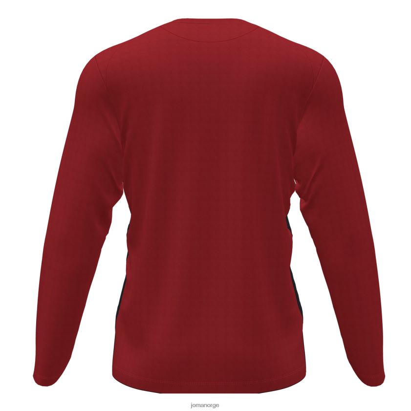 nei Joma langermet skjorte pisa ii rød svart FBD0T03572 menn