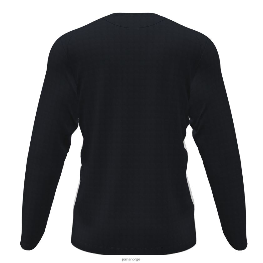 nei Joma langermet skjorte pisa ii svart hvit FBD0T01239 menn