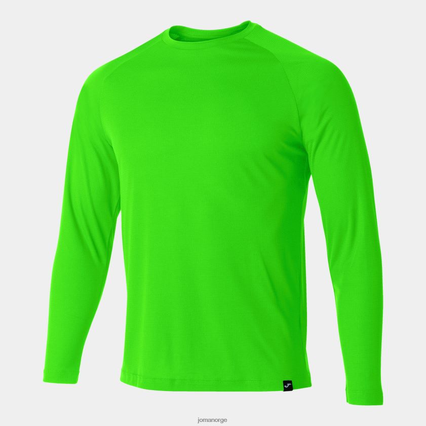nei Joma langermet skjorte r-kombi fluorescerende grønn FBD0T01244 menn