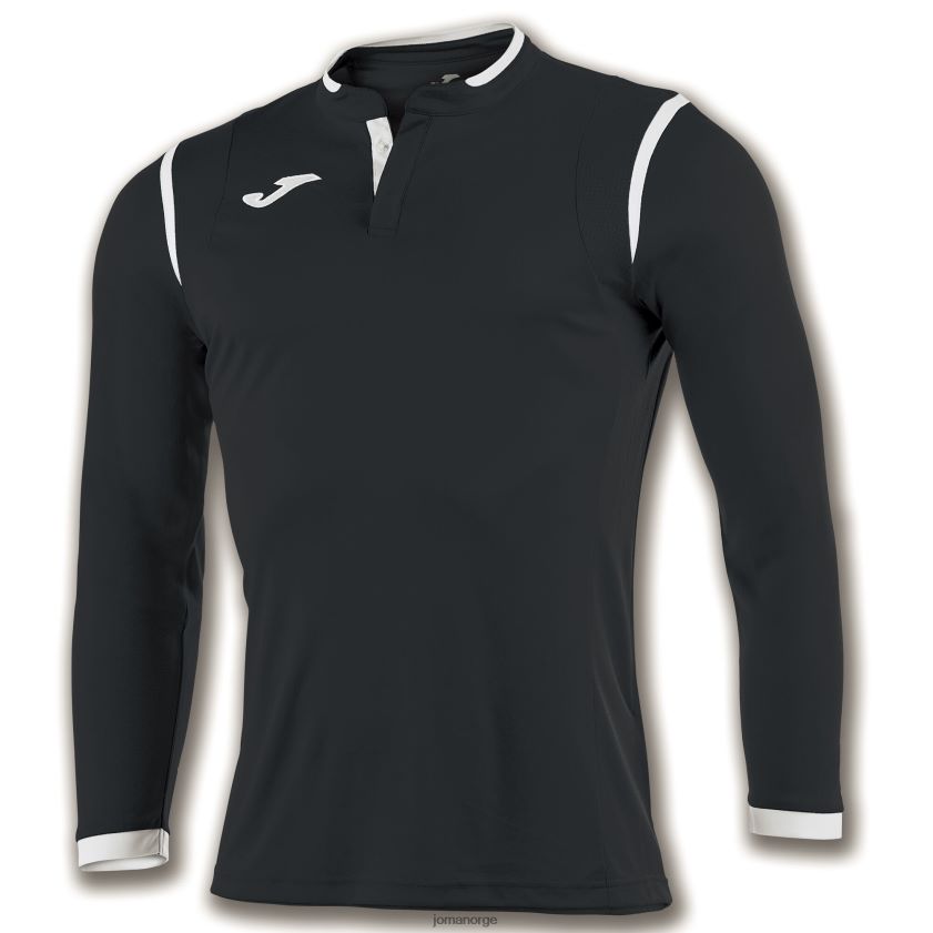 nei Joma langermet skjorte toletum svart hvit FBD0T0361 menn