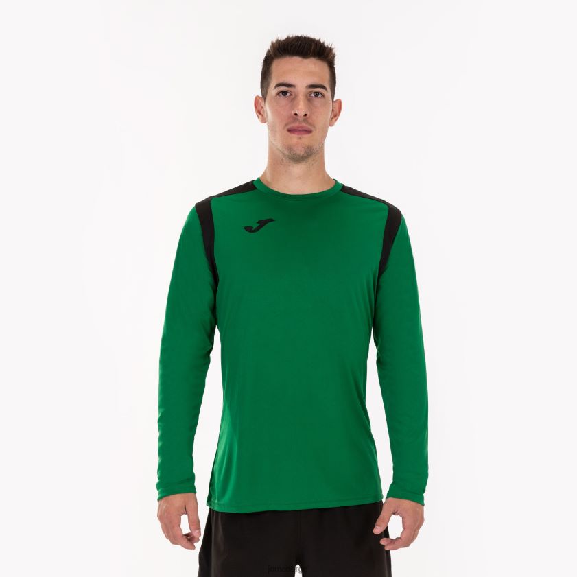 nei Joma mesterskap i langermet skjorte v grønn svart FBD0T04142 menn