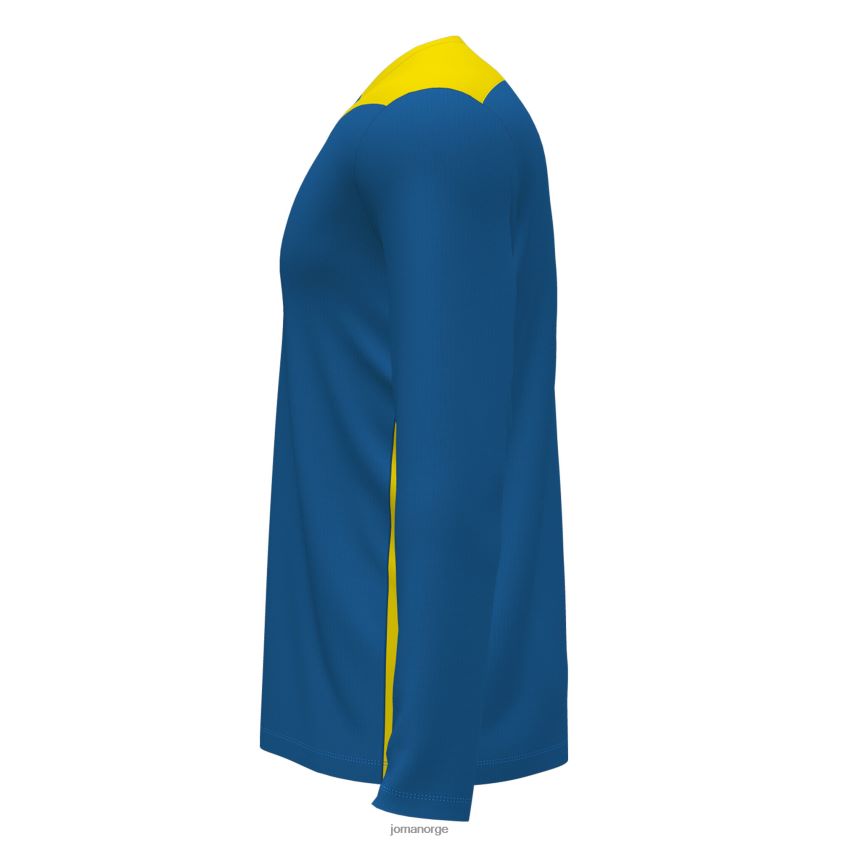 nei Joma mesterskap i langermet skjorte vi kongeblå gul FBD0T03067 menn