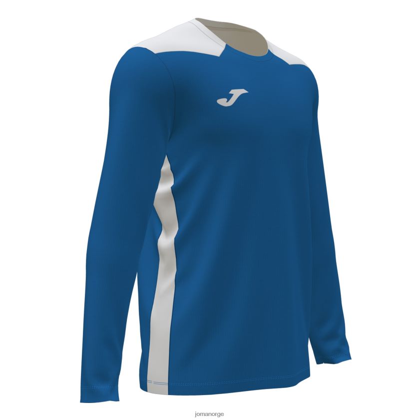 nei Joma mesterskap i langermet skjorte vi kongeblå hvit FBD0T04569 menn