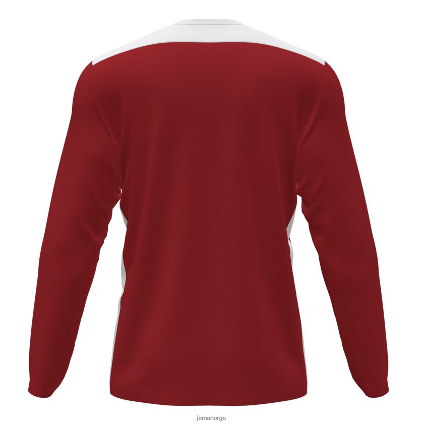 nei Joma mesterskap i langermet skjorte vi rød Hvit FBD0T01498 menn