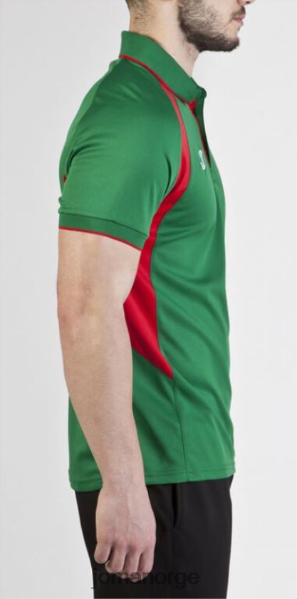nei Joma polo skjorte kortermet mesterskap iii grønn rød FBD0T01073 menn