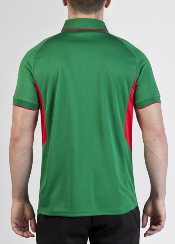 nei Joma polo skjorte kortermet mesterskap iii grønn rød FBD0T01073 menn