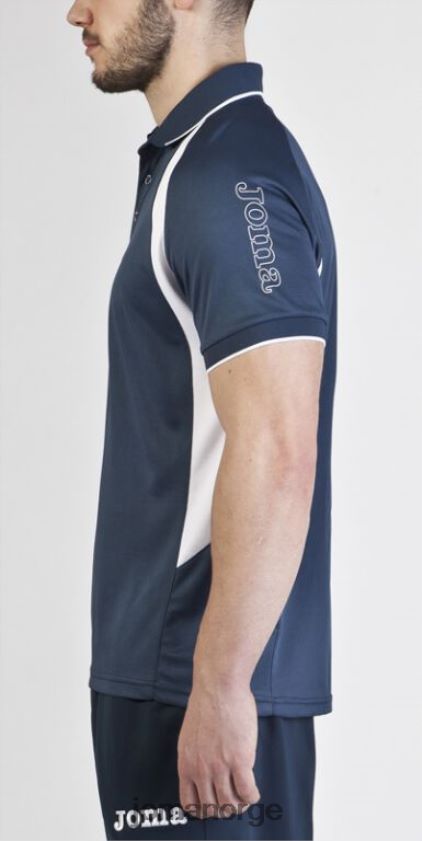nei Joma polo skjorte kortermet mesterskap iii marineblå hvit FBD0T04378 menn