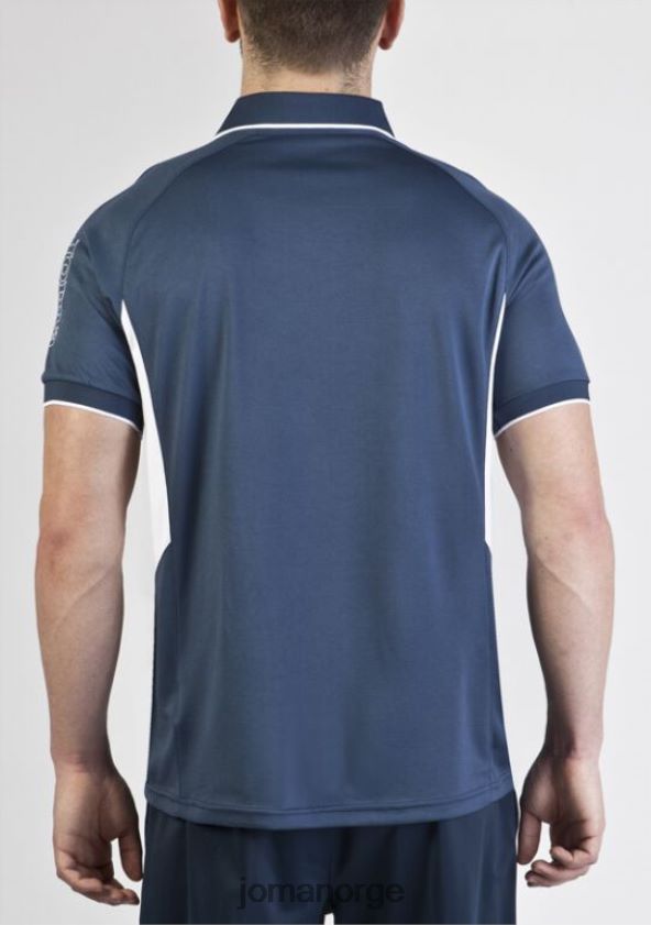 nei Joma polo skjorte kortermet mesterskap iii marineblå hvit FBD0T04378 menn