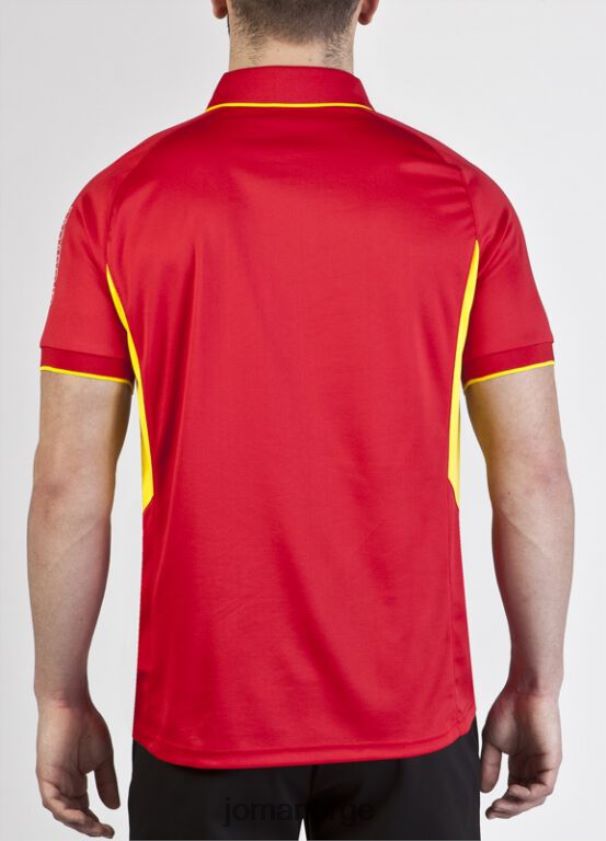 nei Joma polo skjorte kortermet mesterskap iii rød gul FBD0T0573 menn