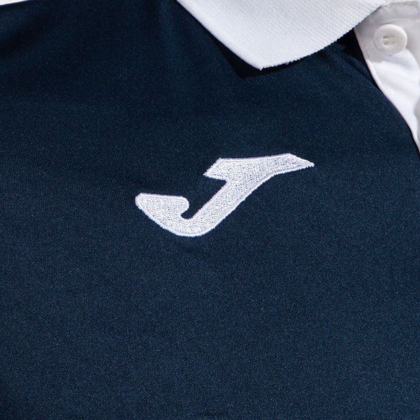 nei Joma polo skjorte kortermet mesterskap v marineblå hvit FBD0T04343 menn