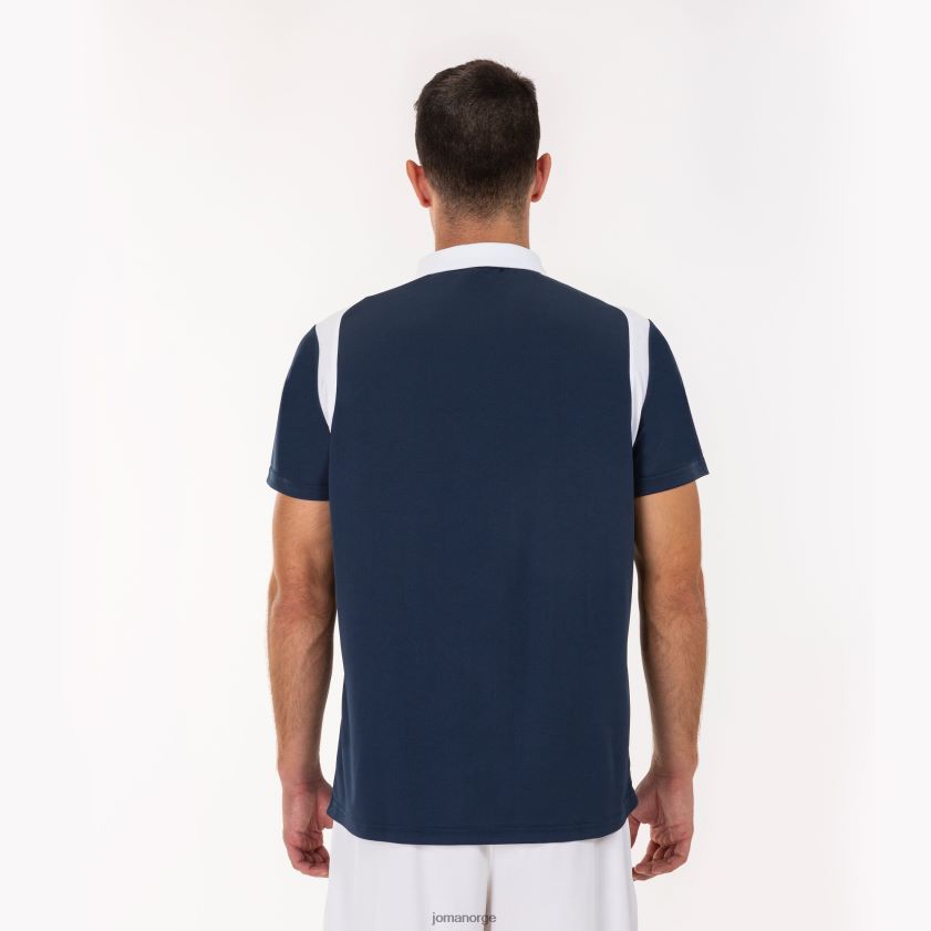 nei Joma polo skjorte kortermet mesterskap v marineblå hvit FBD0T04343 menn