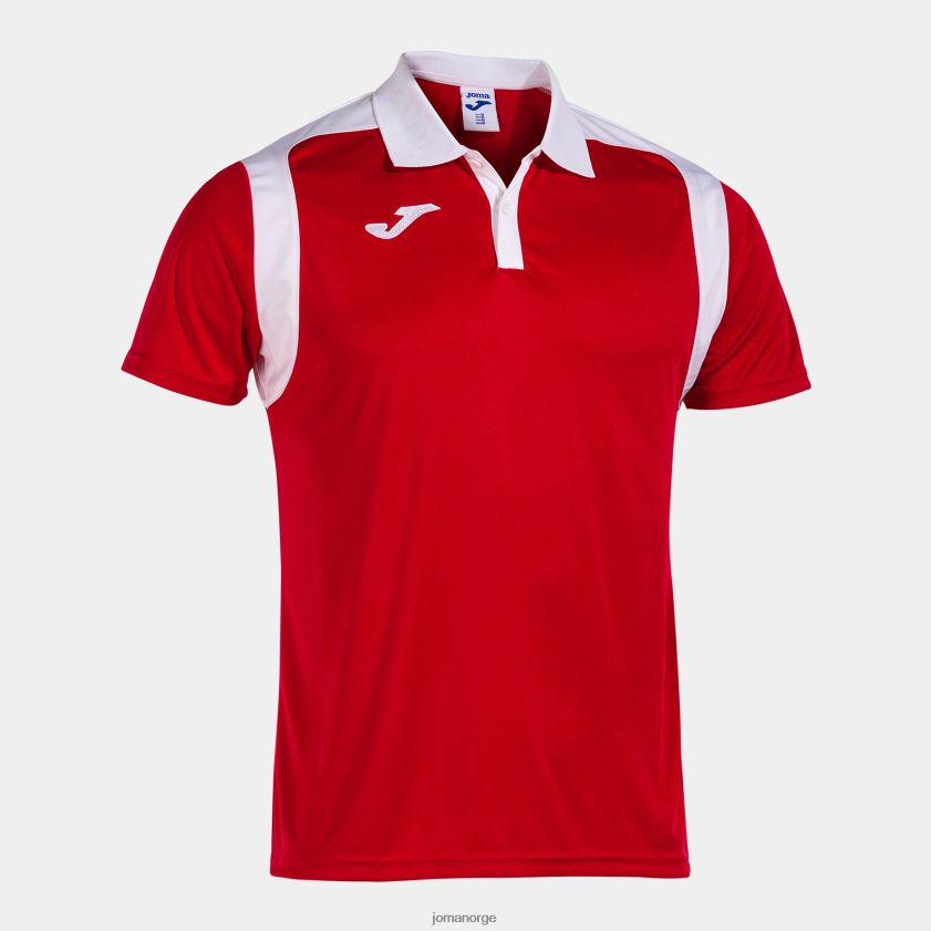 nei Joma polo skjorte kortermet mesterskap v rød Hvit FBD0T0526 menn