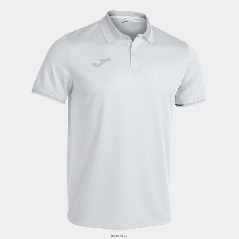 nei Joma polo skjorte kortermet mesterskap vi hvit grå FBD0T04249 menn