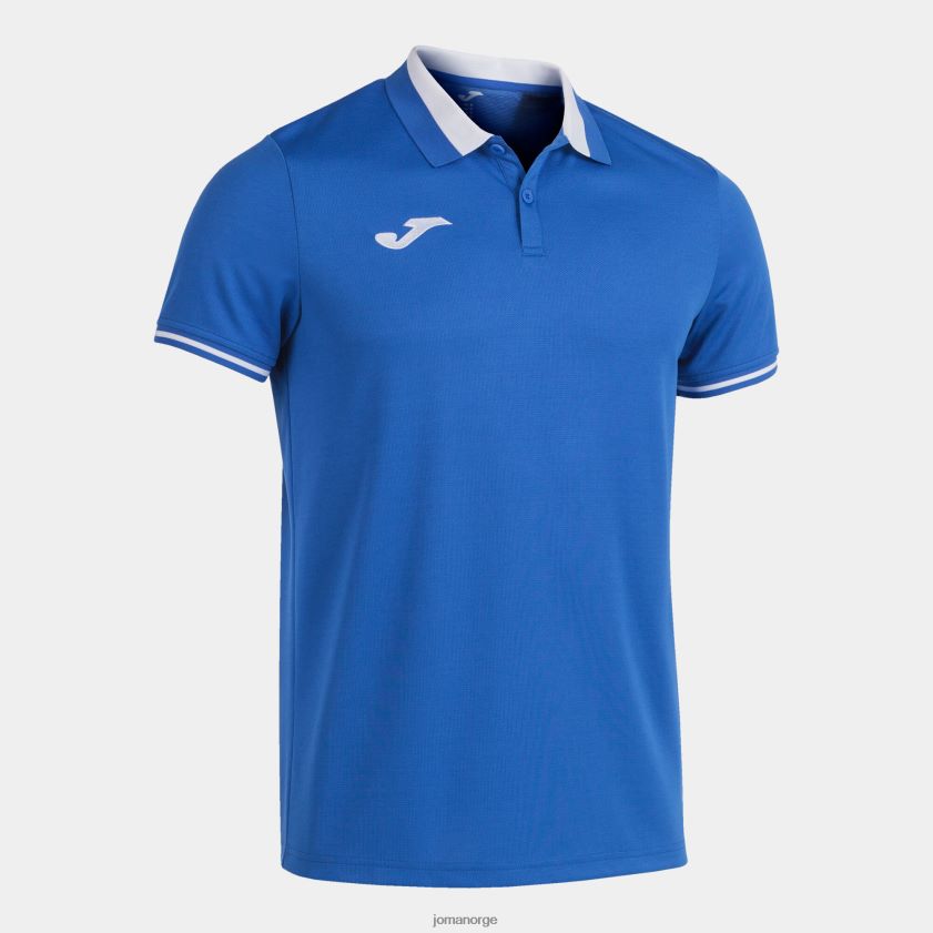 nei Joma polo skjorte kortermet mesterskap vi kongeblå hvit FBD0T01339 menn